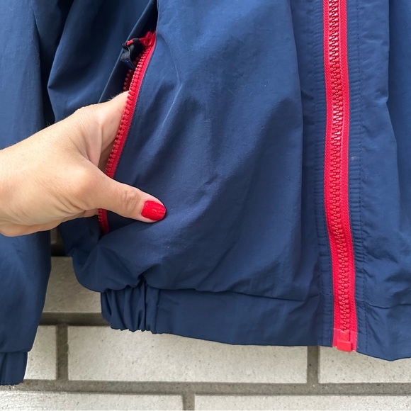 Vintage Dunbrooke Sport Castaway Yacht Club Sailing Jacket Blue Red Medium - Picture 5 of 13